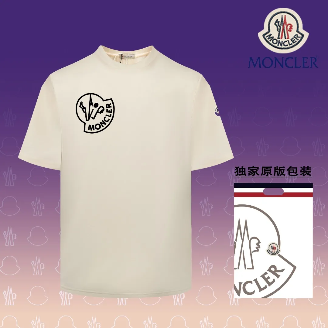 【 MONCLER】 2024 New Arrival Premium LOGO ， Premium ， 230 ， ， ， ！ Same Style ❗️ Same Style， In Stock！ Size：S M L XL XXL ：Black White